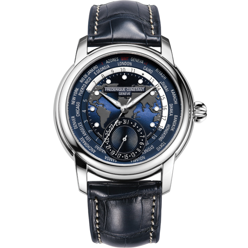 Часы Frederique Constant Manufacture Classics Worldtimer FC-718NWM4H6